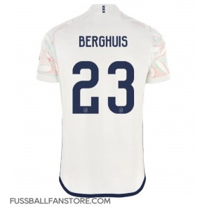 Ajax Steven Berghuis #23 Replik Auswärtstrikot 2023-24 Kurzarm